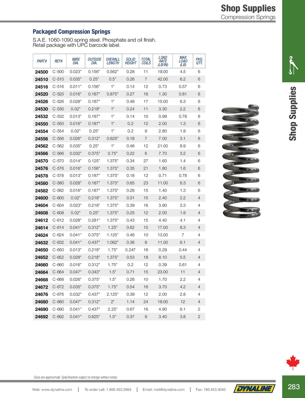 Compression Spring - Retail (6/pk)  24554