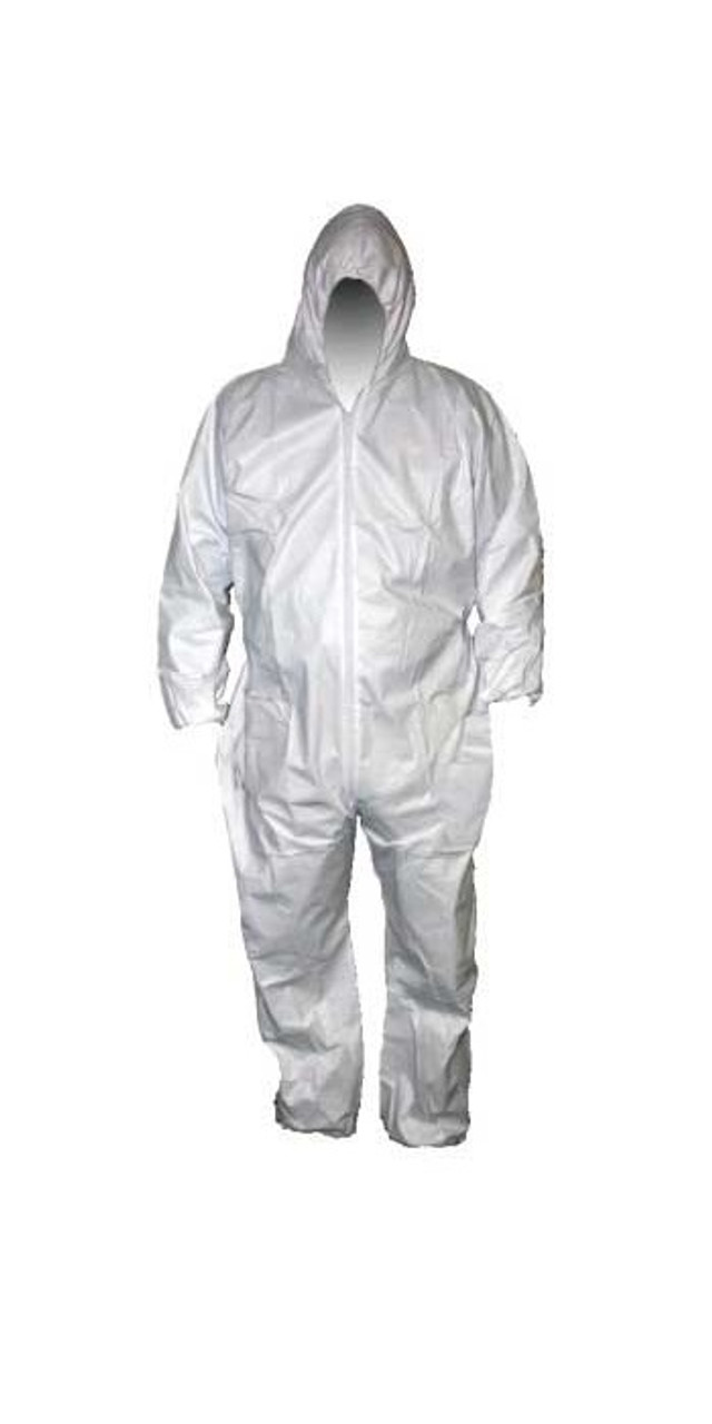 White HDPE L/D Disposable Suit  TGDC50