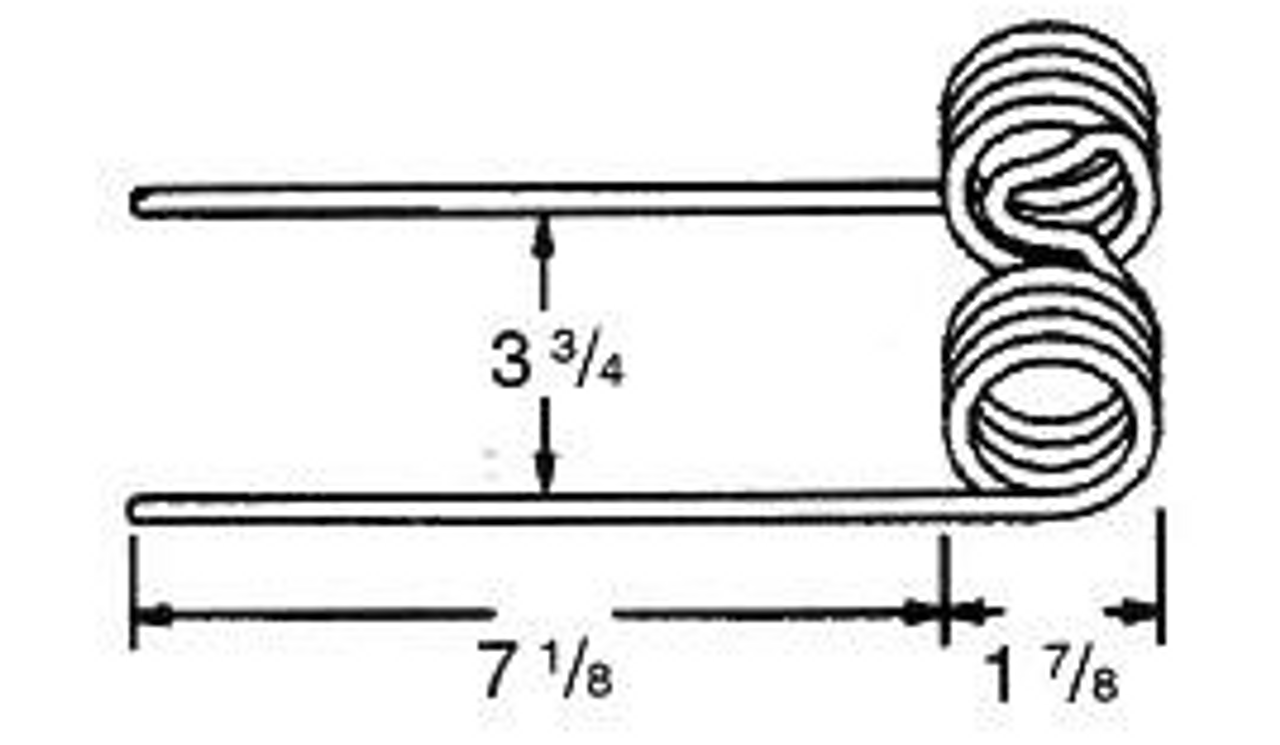 International Harvester Rake Tooth  TINIH-2G