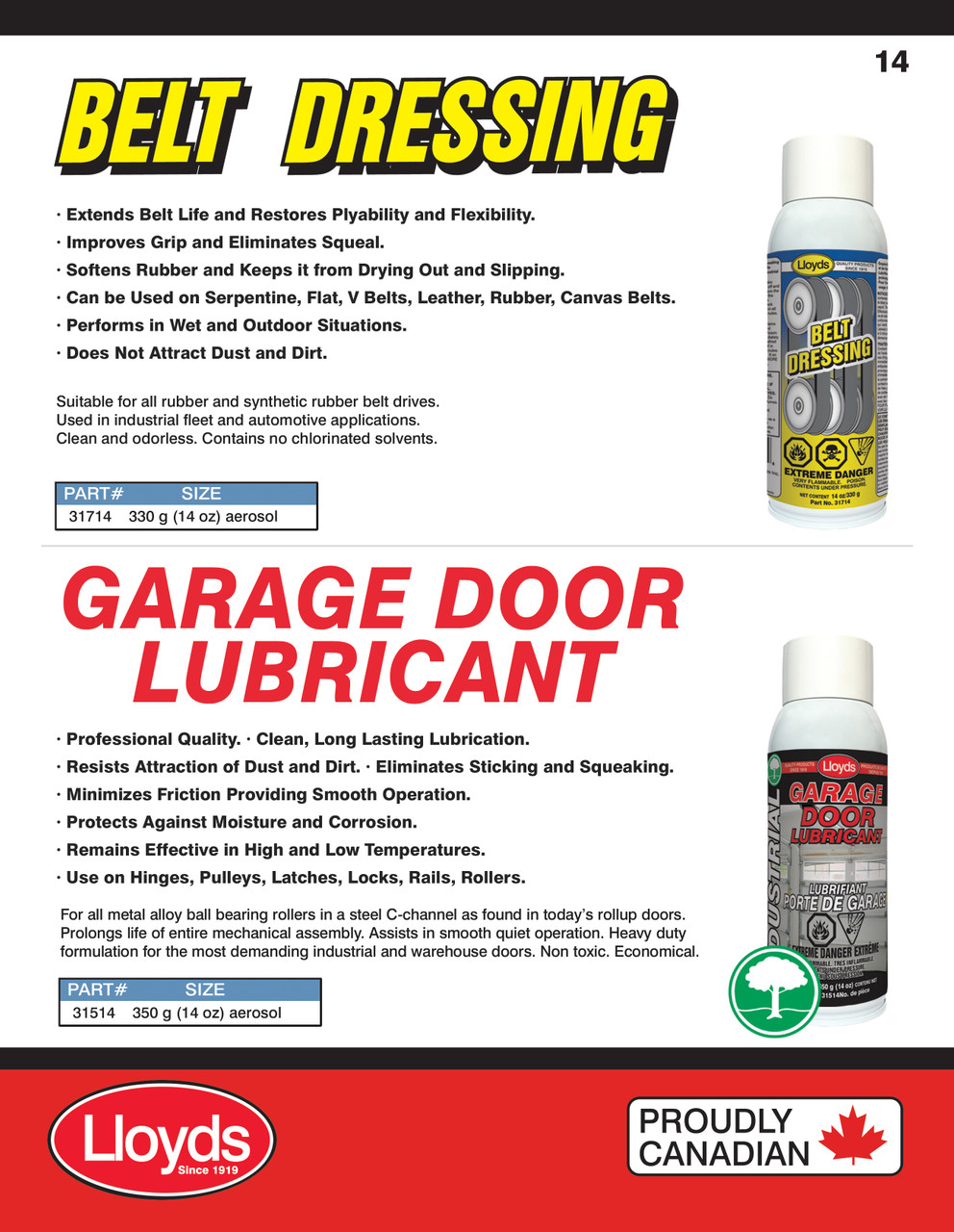 Belt Dressing 330g Aerosol  31714