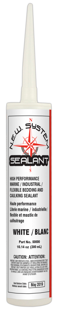 N.E.W. System Sealant 300ml Cartridge White  50000