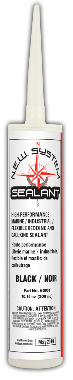 N.E.W. System Sealant 300ml Cartridge Black  50001