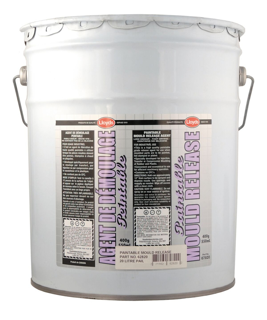 Mould Release - Paintable Co-Polymer 20L Pail  62820