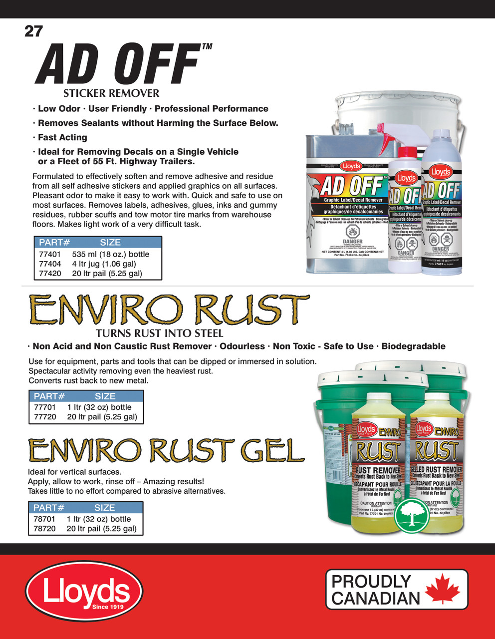 Enviro Rust Dissolving Gel 20L Pail  78720