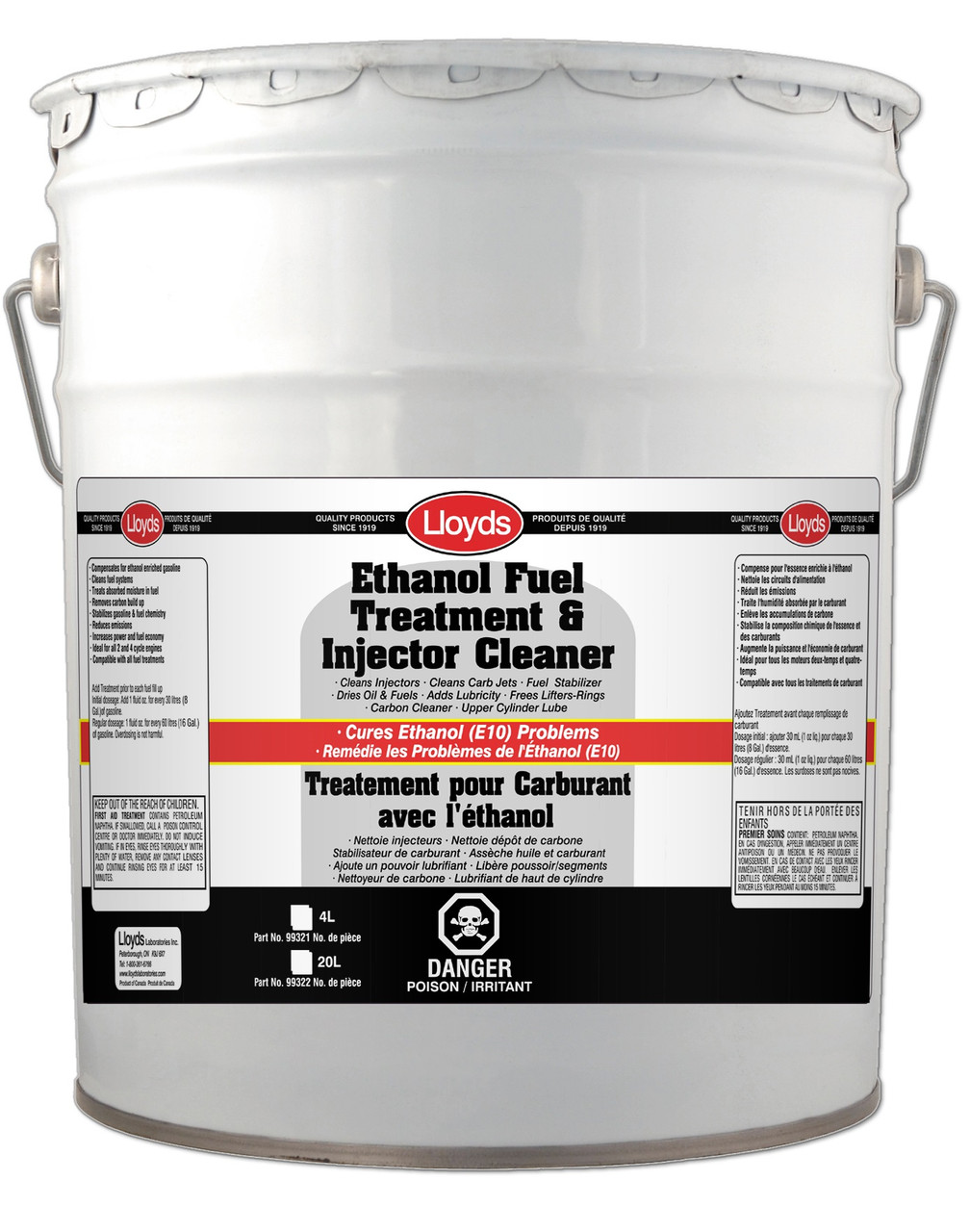 Ethanol Fuel Treatment & System Cleaner 20L Pail  92520