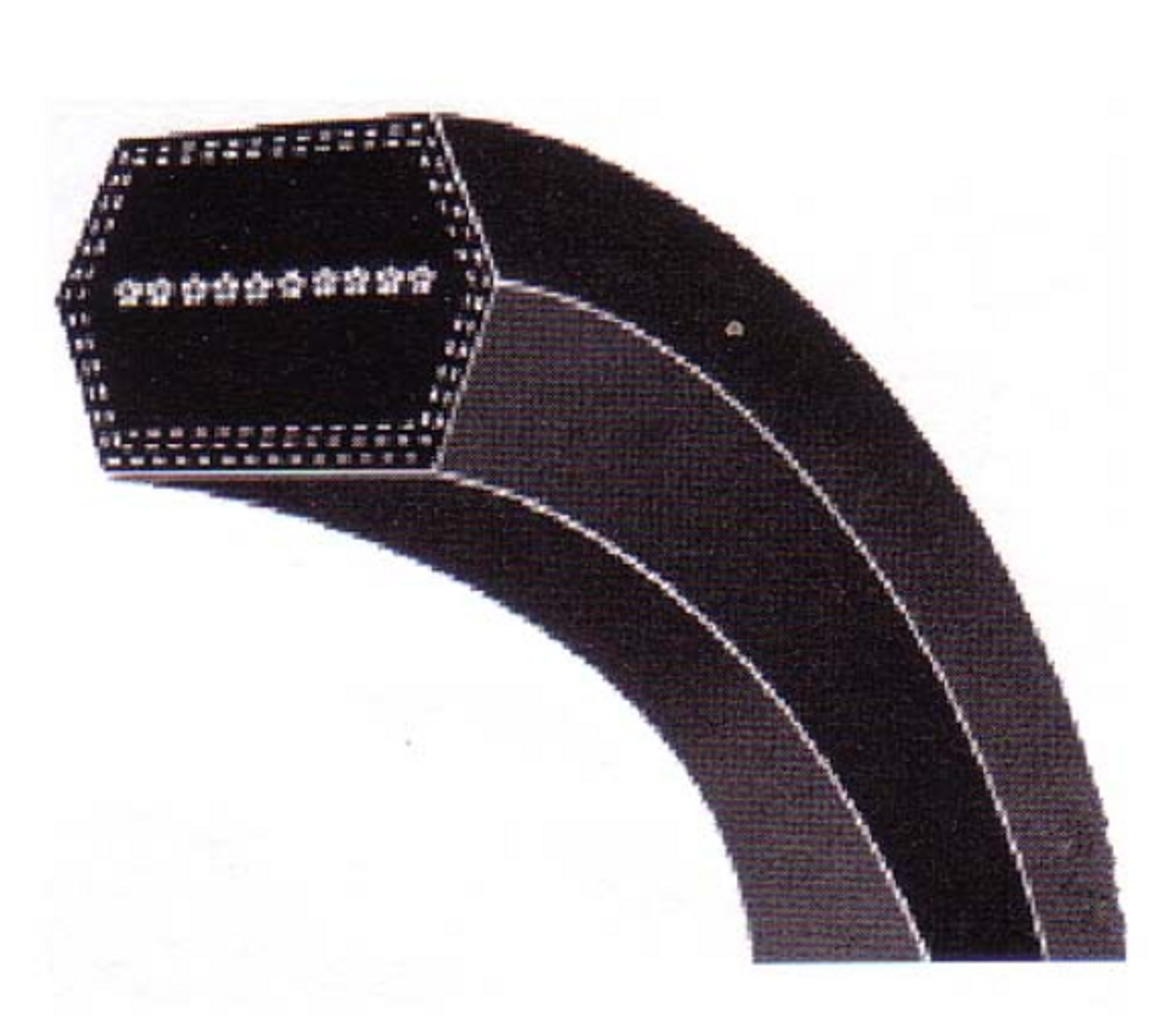 7/8" Double Sided Hexagon Belt CC158