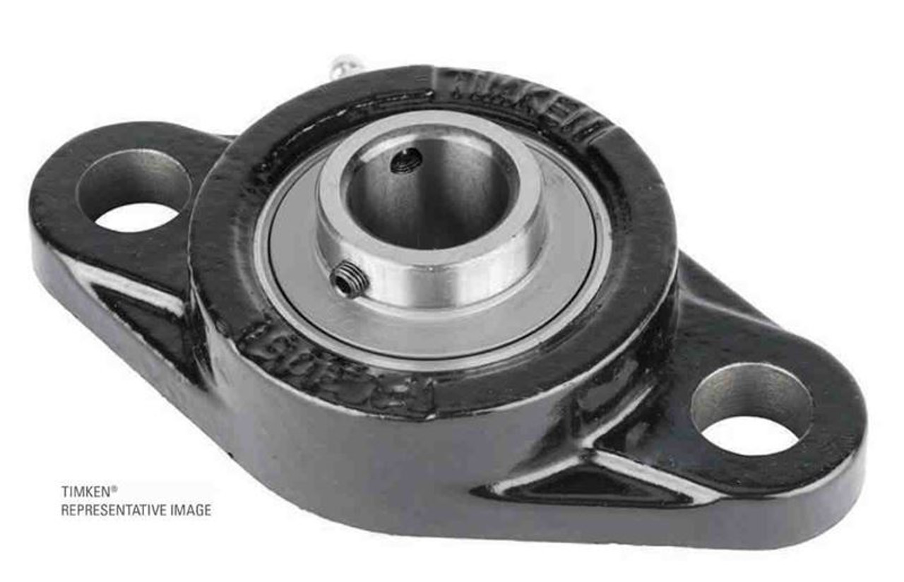 5/8" Standard Duty Eccentric Locking Collar Rhombus Flange Block Assembly   UELFL202-10