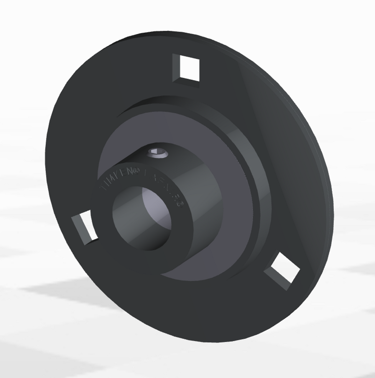 1-1/4" Stamp Steel Eccentric Locking Collar Flange Block Assembly   RR1 1/4S