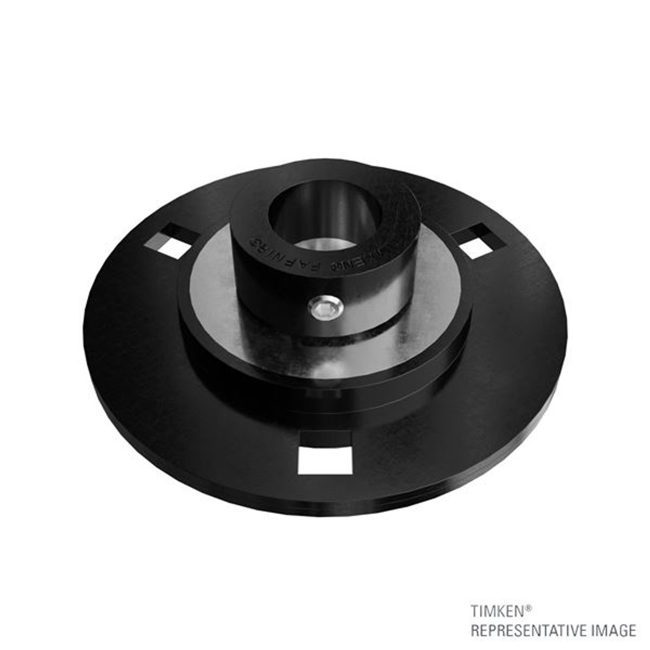 1-3/8" Stamp Steel Eccentric Locking Collar Flange Block Assembly   RA1 3/8