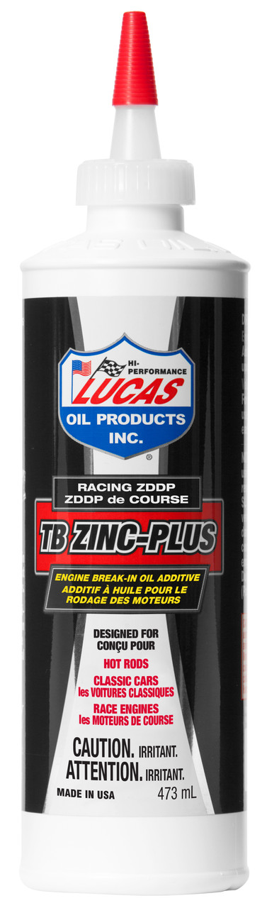 Lucas TB Zinc-Plus Engine Break-In Additive, Problem Solvers & Utility  Lubricants