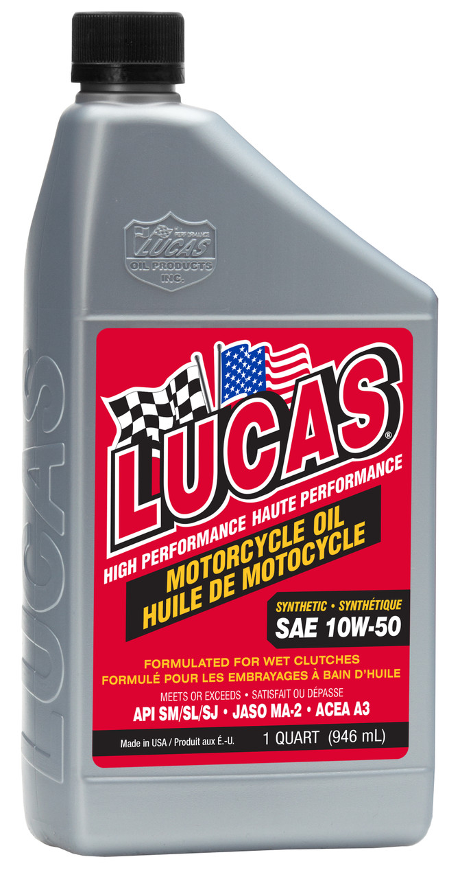 10W-50 Synthetic Motorcycle Oil 946ml Bottle   20716