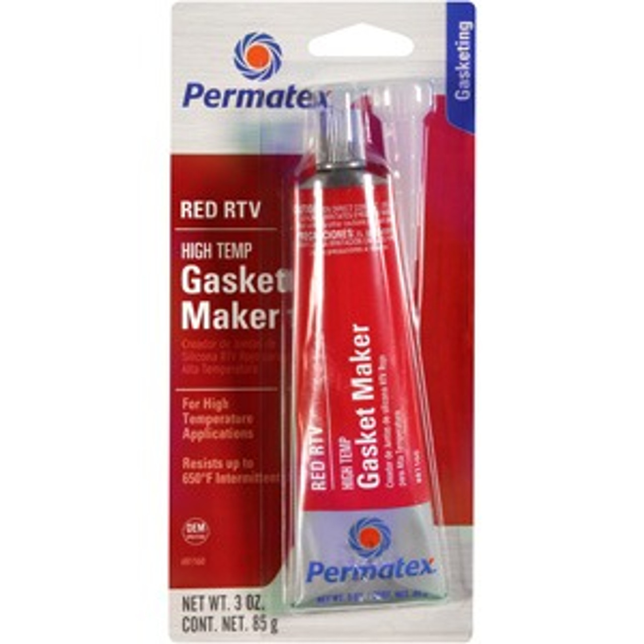 Red High Temp RTV Silicone Gasket Maker   59403