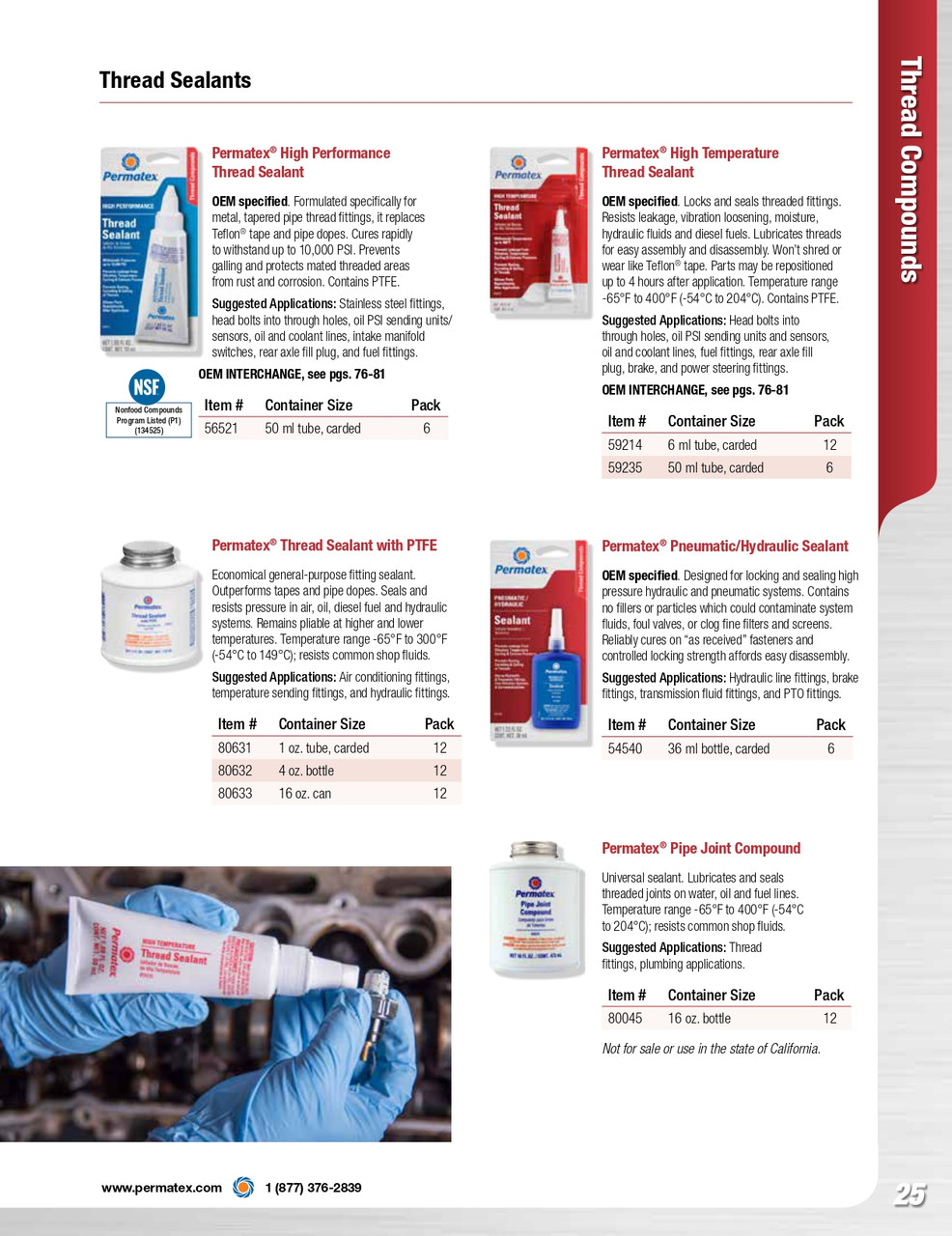 Pipe Joint Sealant Compound 473ml Can   80045