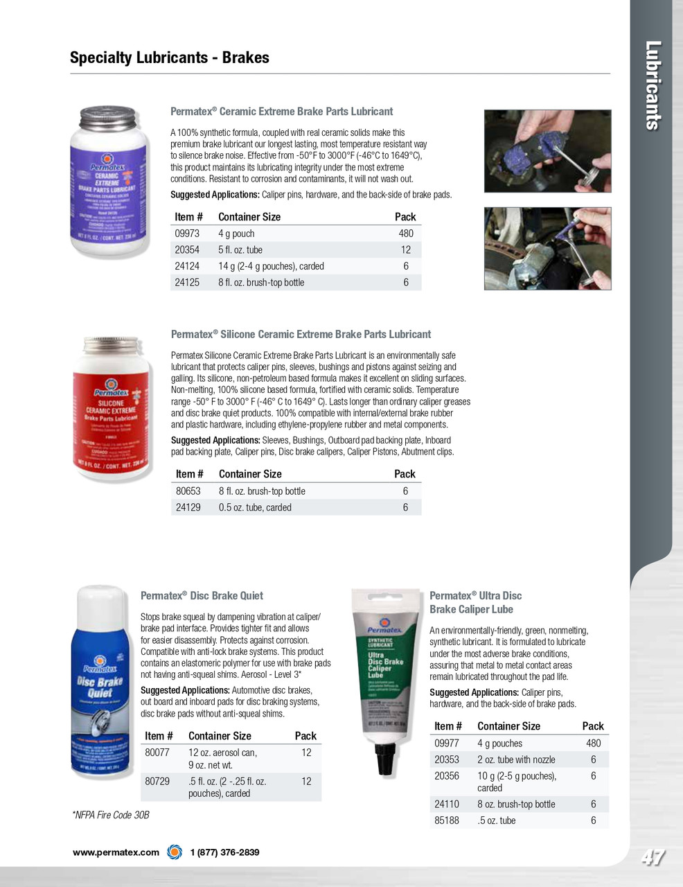 Ceramic Extreme Brake Lubricant 4g Pouch   19973