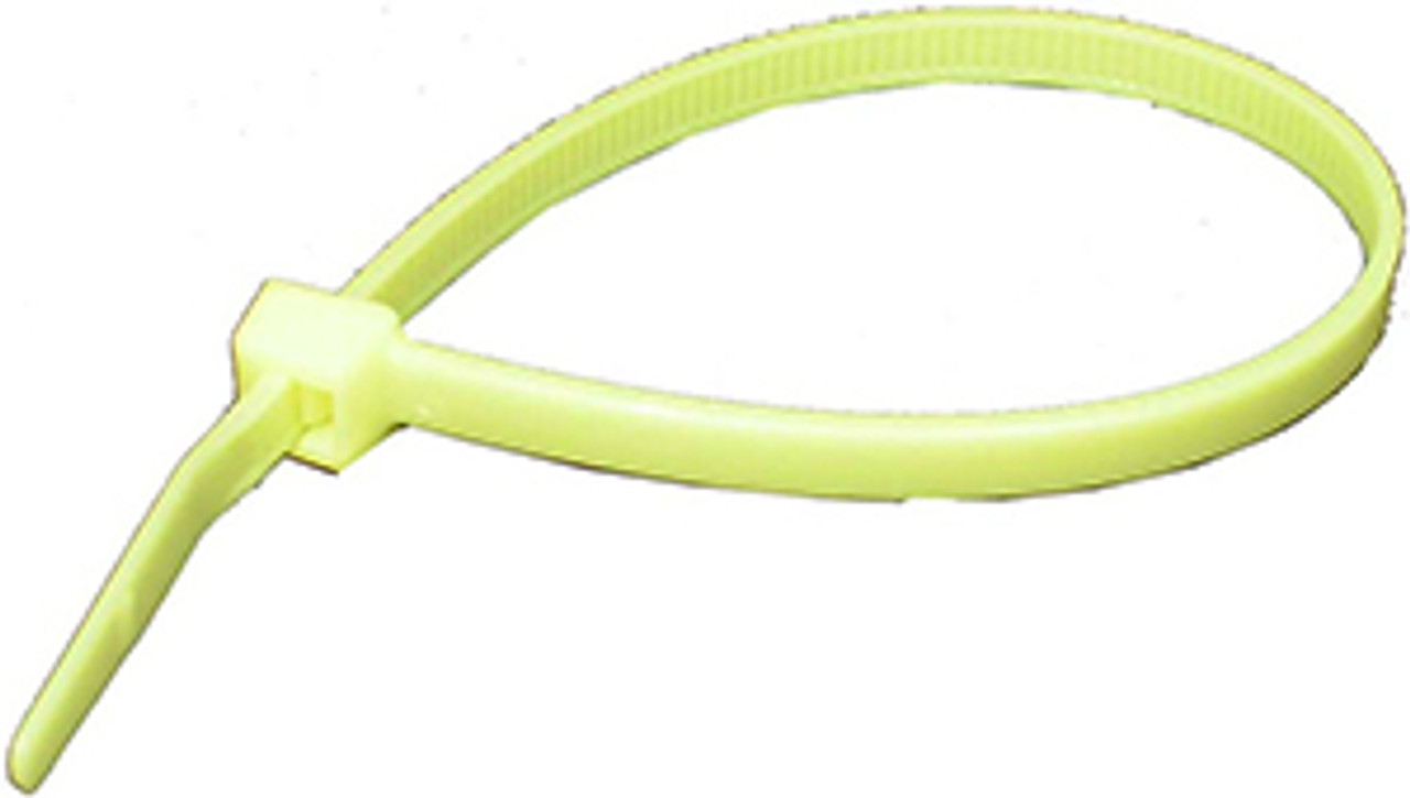 25 Pc. 4" 18 lb. Yellow Standard Cable Tie  7063-7-PK