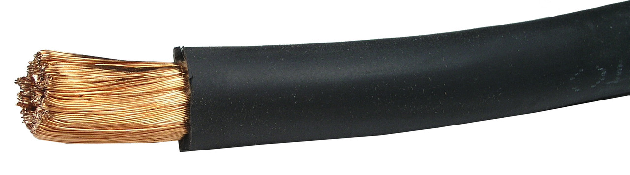 6 AWG @ 100' Black EPDM Insulated Welding Cable  8065-26