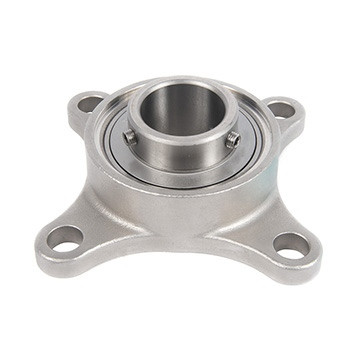 1-7/16" Stainless Set Screw Flange Block Assembly   SUCSF207-23/F