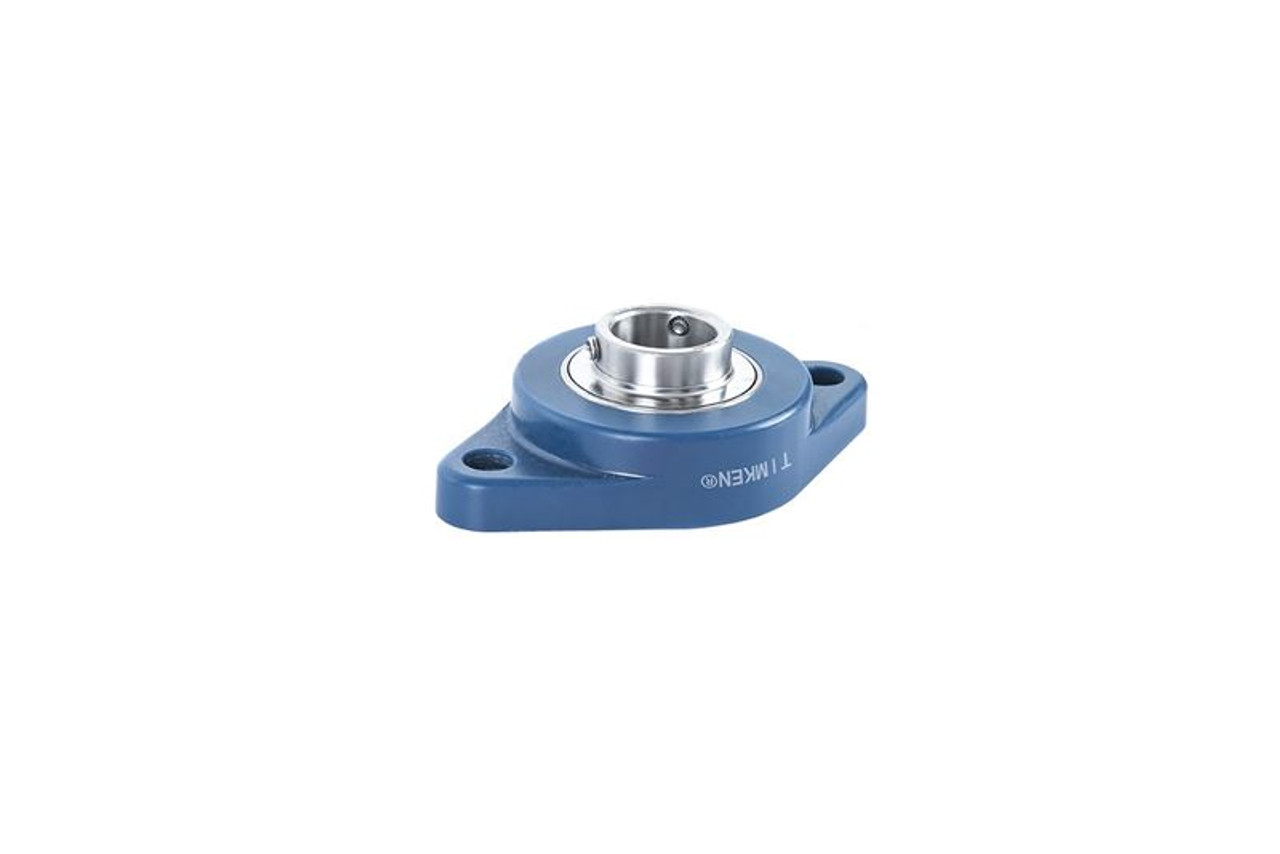 20mm Hygienic Polymer Set Screw Rhombus Flange Block Assembly   SUCBFL204/F