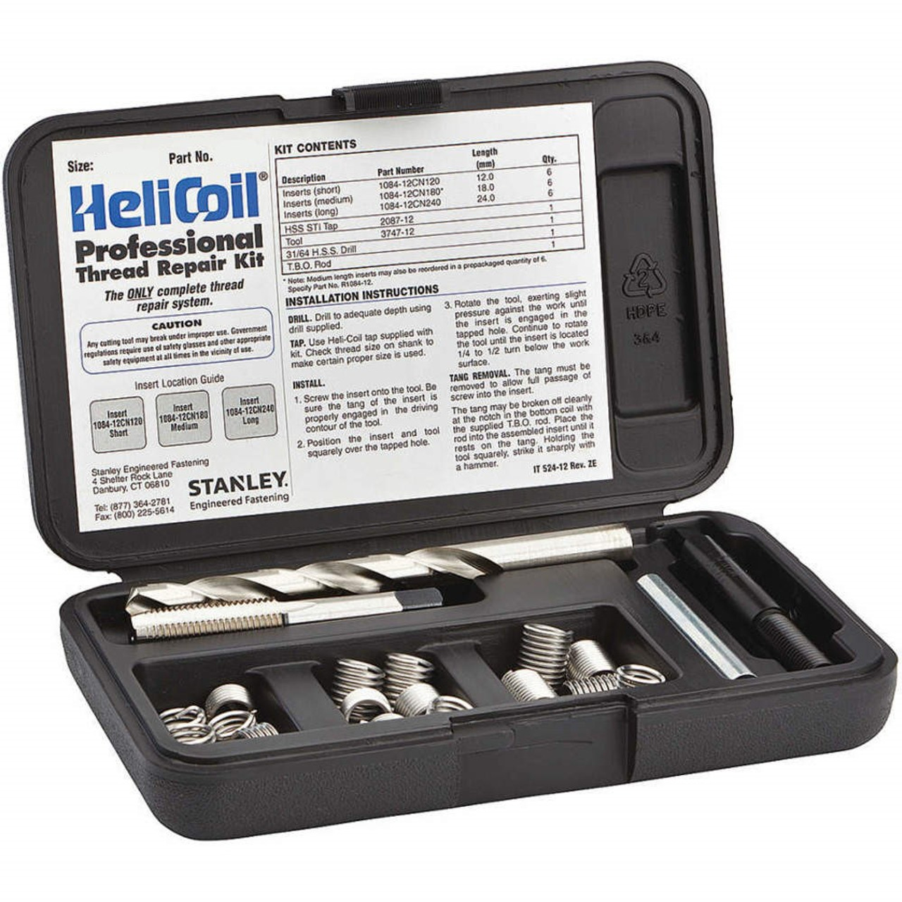 M12-1.75 Helicoil Repair Kit  5403-12