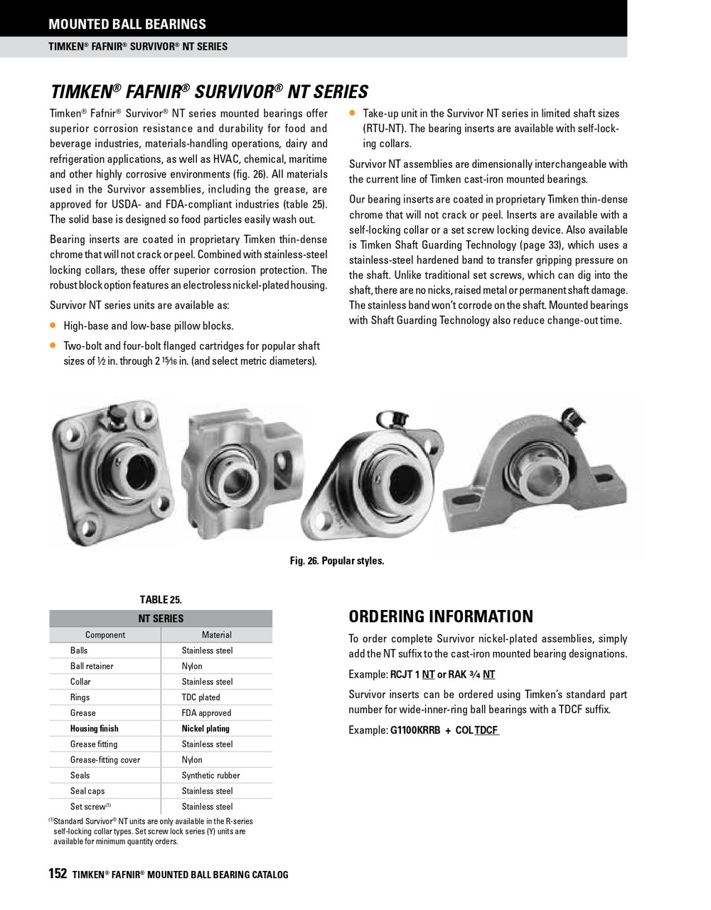 1-7/16" Survivor® Nickel Plated Eccentric Locking Collar Flange Block Assembly   RCJ1 7/16 NT