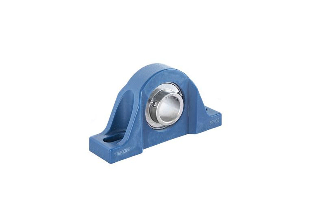 25mm Hygienic Polymer Set Screw Pillow Block Assembly   SUCBP205/F