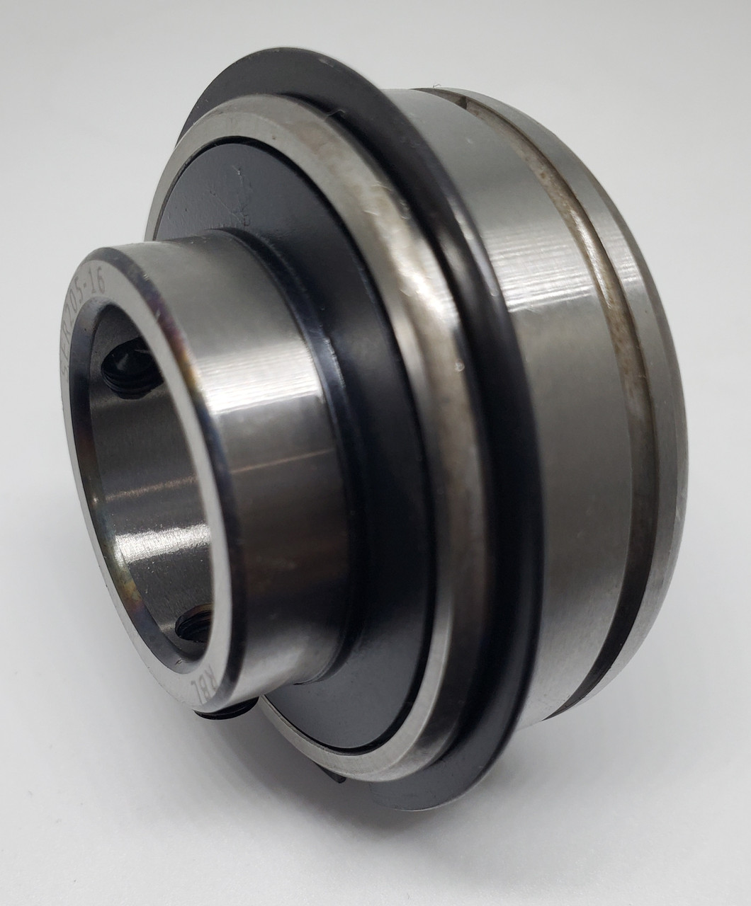 1-7/16" Cylindrical Ball Bearing Cartridge Insert w/Snap Ring & Set Screws  ER23-2
