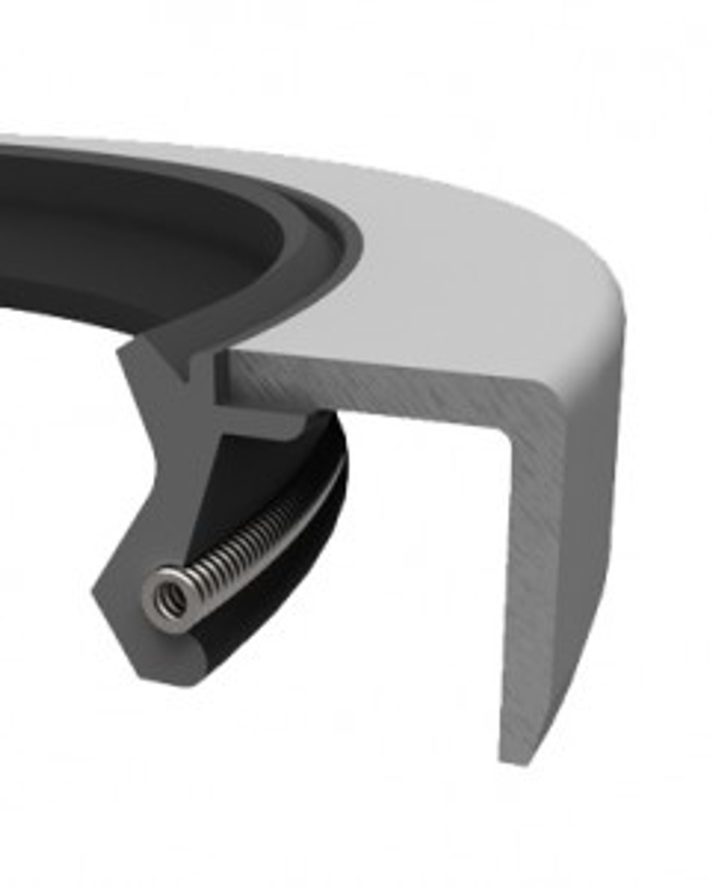 1.250" Inch Metal Double Lip Nitrile Oil Seal  S12528725BS