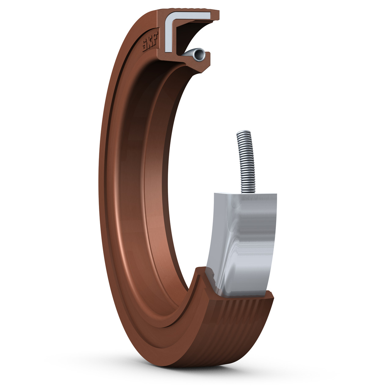 70mm (2.756") Metric Rubberized Single Lip Viton Oil Seal  70X90X12 HMS5 V (563943)