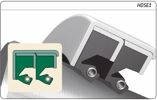 10.00" (254mm) Inch H/D Metal Dual Lip Nitrile Oil Seal  1000955 HDSE1 RR