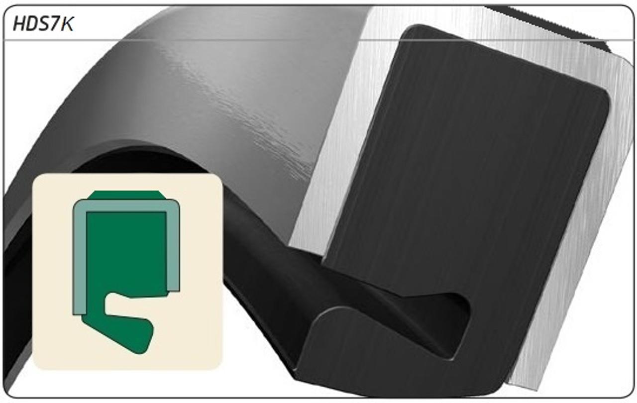 450mm (17.717") Metric H/D Rubberized Single Lip Nitrile Grease Seal  450X500X22 HDS7K R