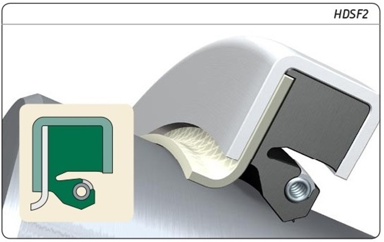 500mm (19.685") Metric H/D Metal Double Lip Nitrile/Teflon Oil Seal  500X540X20 HDSF2 RT