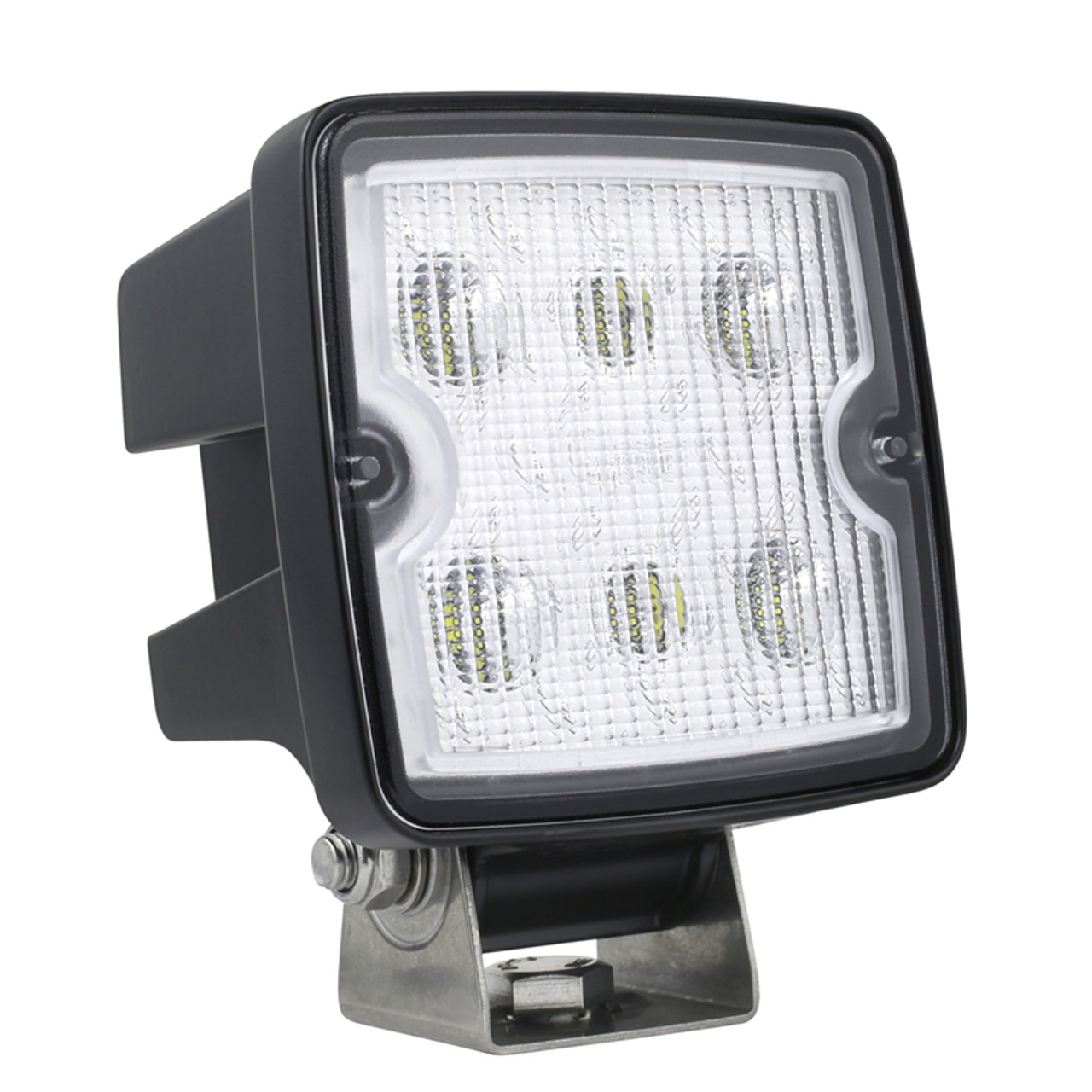 Trilliant® 3000 Lumen Cube LED Work Lamp Close Range Beam w/Deutsch Connector 9-32V - Clear  63W61