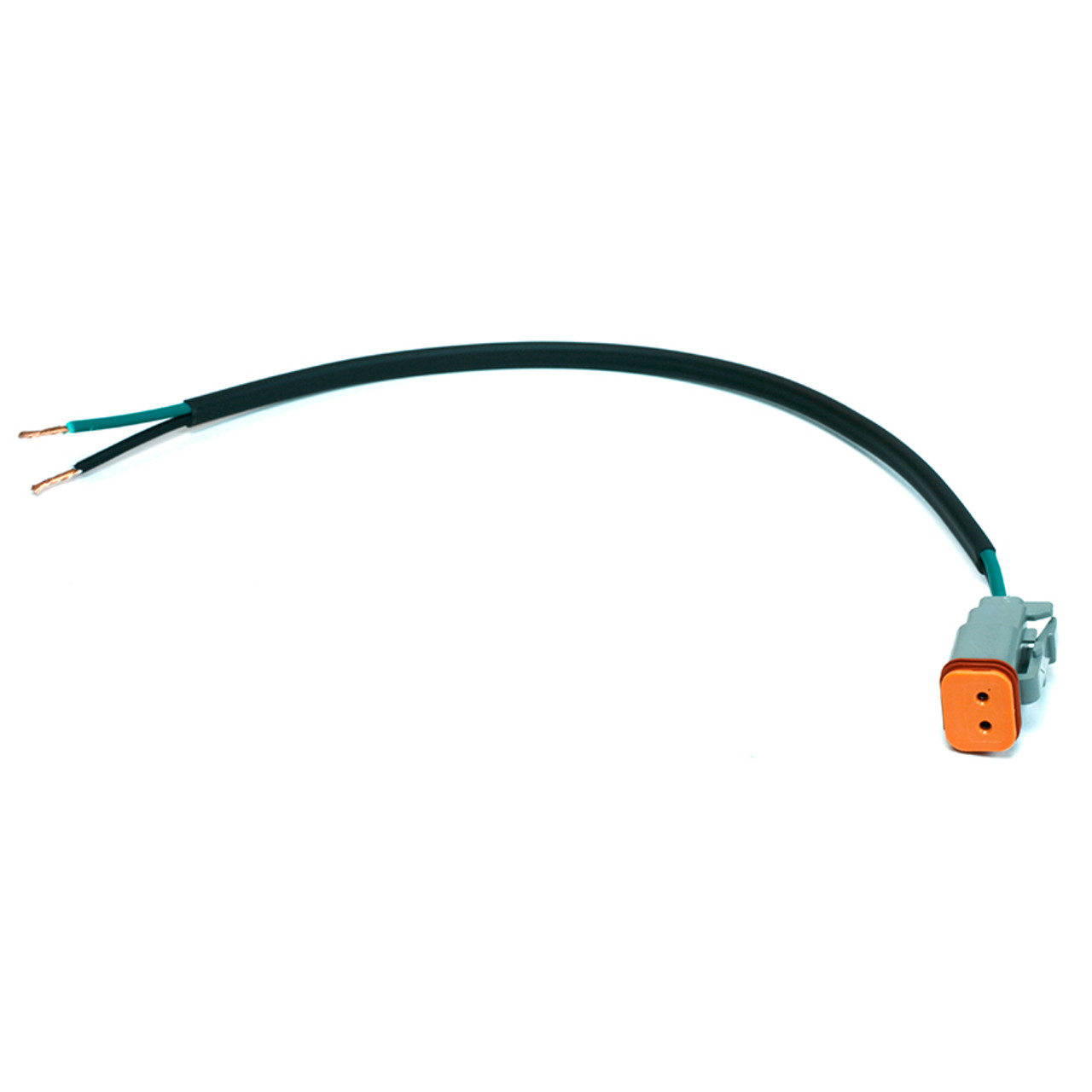 12" @ 16AWG Deutsch Connector Pigtail w/Blunt Cut Wire  68610