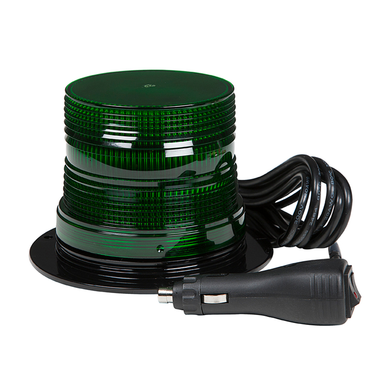 Material Handling LED Beacon Magnetic Mount Short Lens - Green  78104