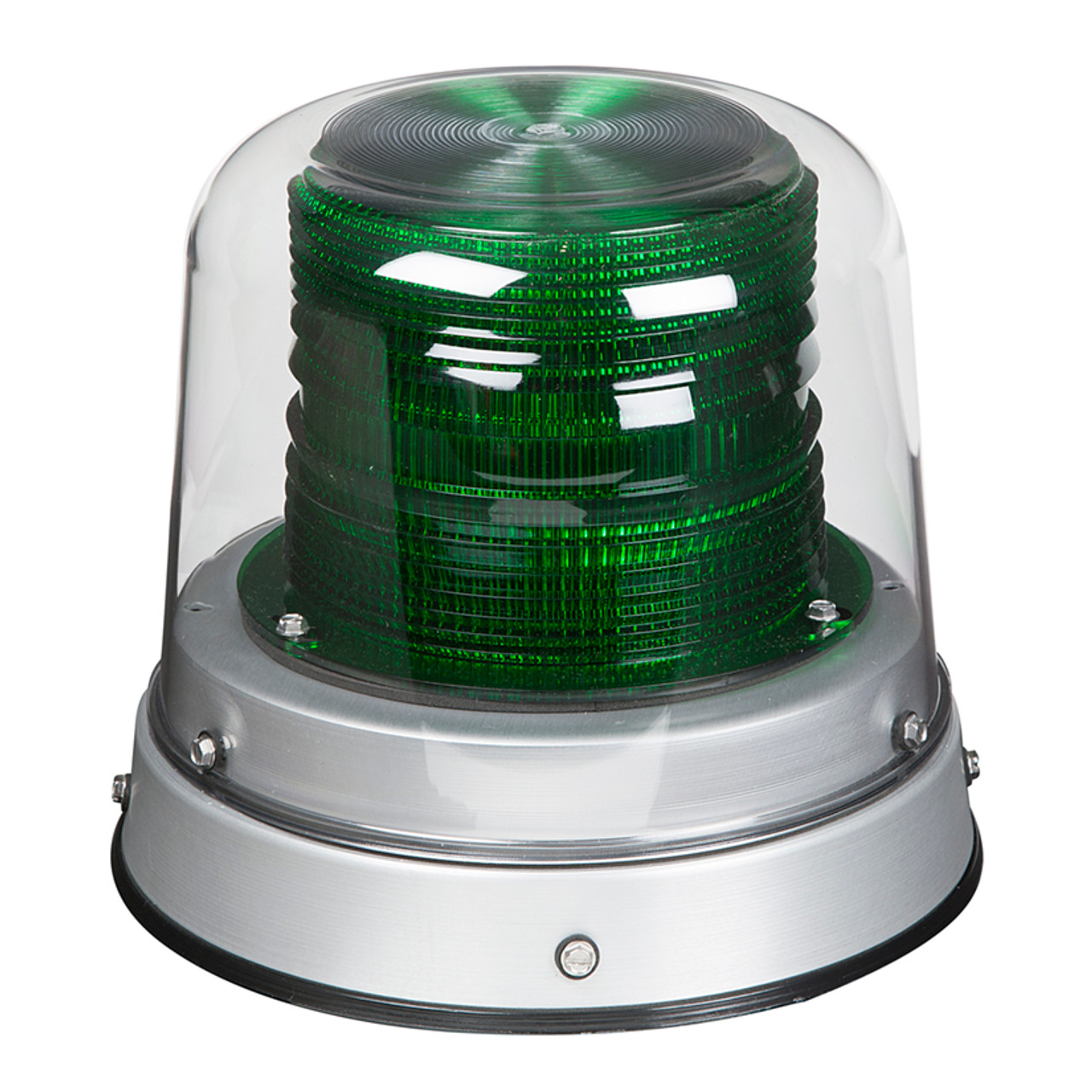 Tall Dome LED Beacon 12 to 24 V High Lens - Green  79074