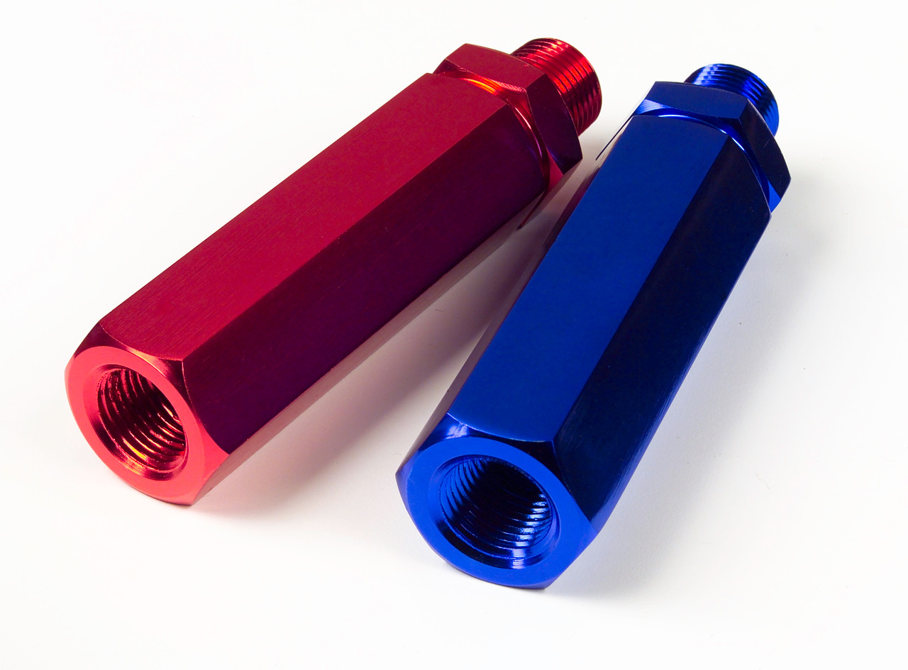 2 Pack Red & Blue Anodized Aluminum Gladhandles  81-0125