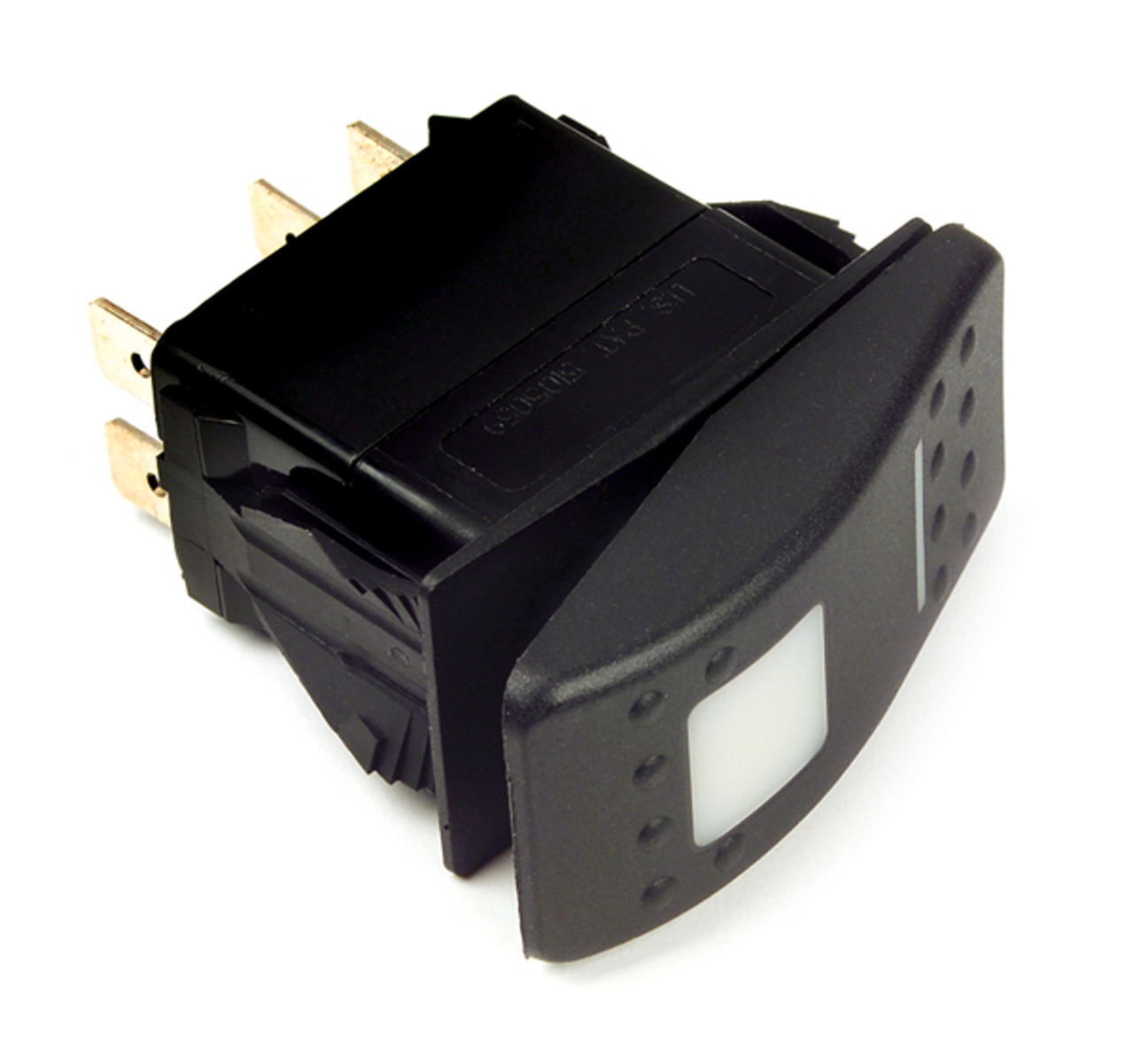 LED Rocker Switch - Sealed On/Off 12V - Amber  82-0309