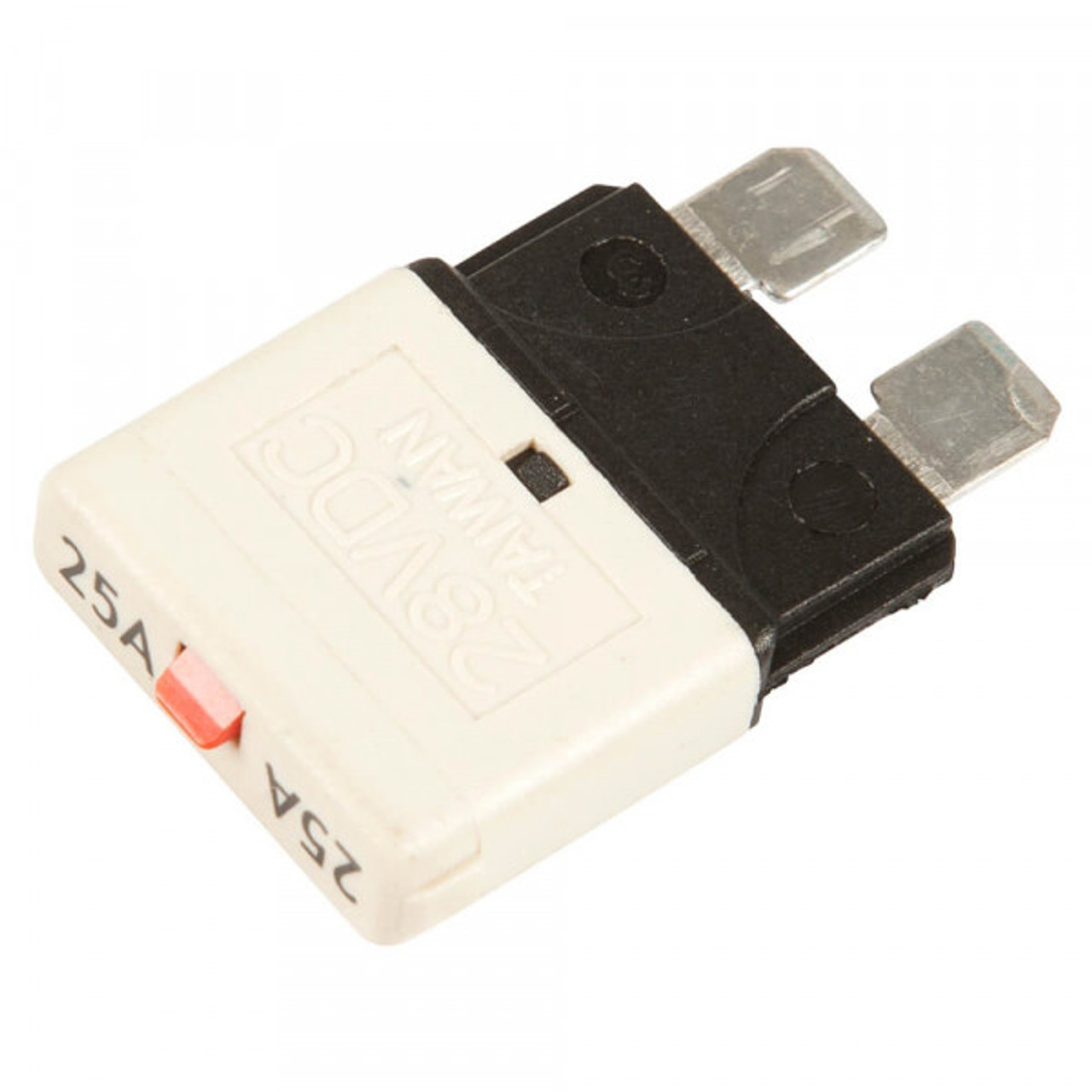 Standard Blade Circuit Breaker 25A - White  82-2358