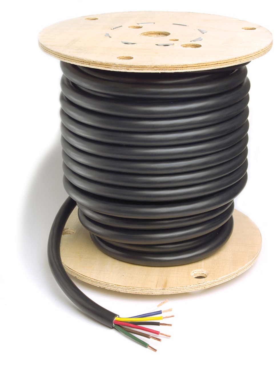 6/14 - 1/12 AWG Trailer Cable PVC @ 100' - Black/Blue/Brown/Green/Red/White/Yellow  82-5611