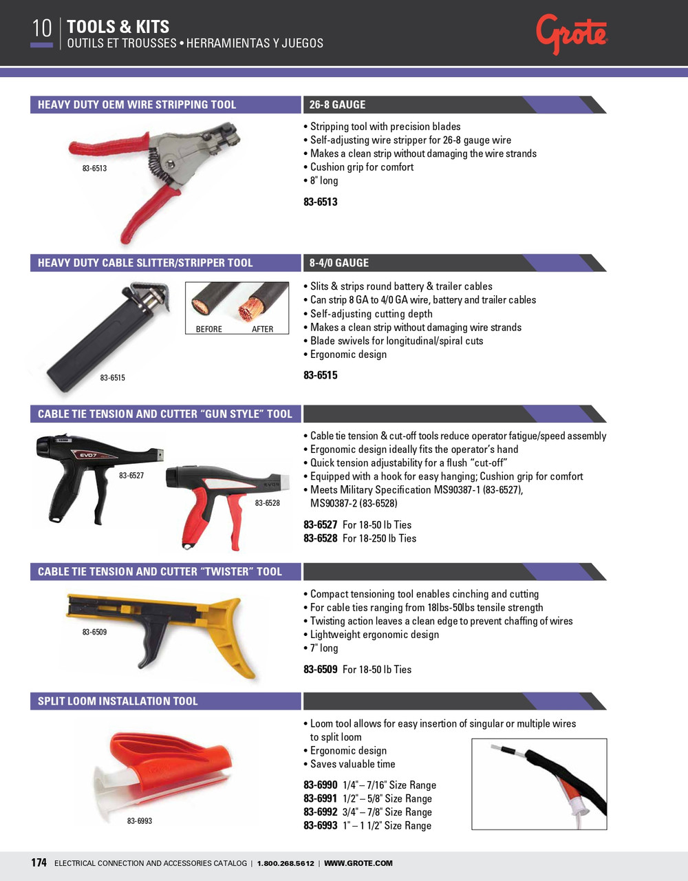 18 - 50 lbs. Cable Tie Gun Tool  83-6527