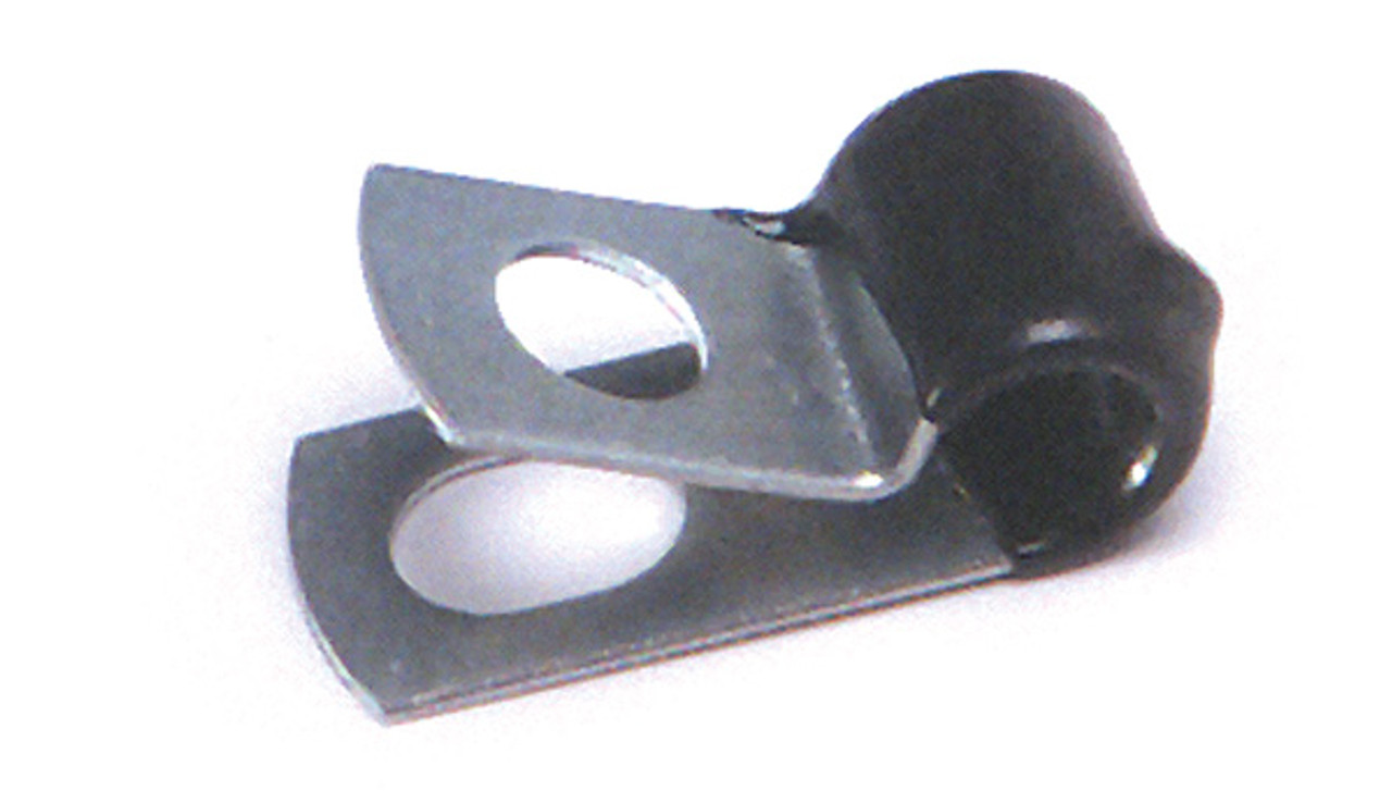 1/4" Vinyl Insulated Steel Clamp @ 100 Pack - Black  83-7007