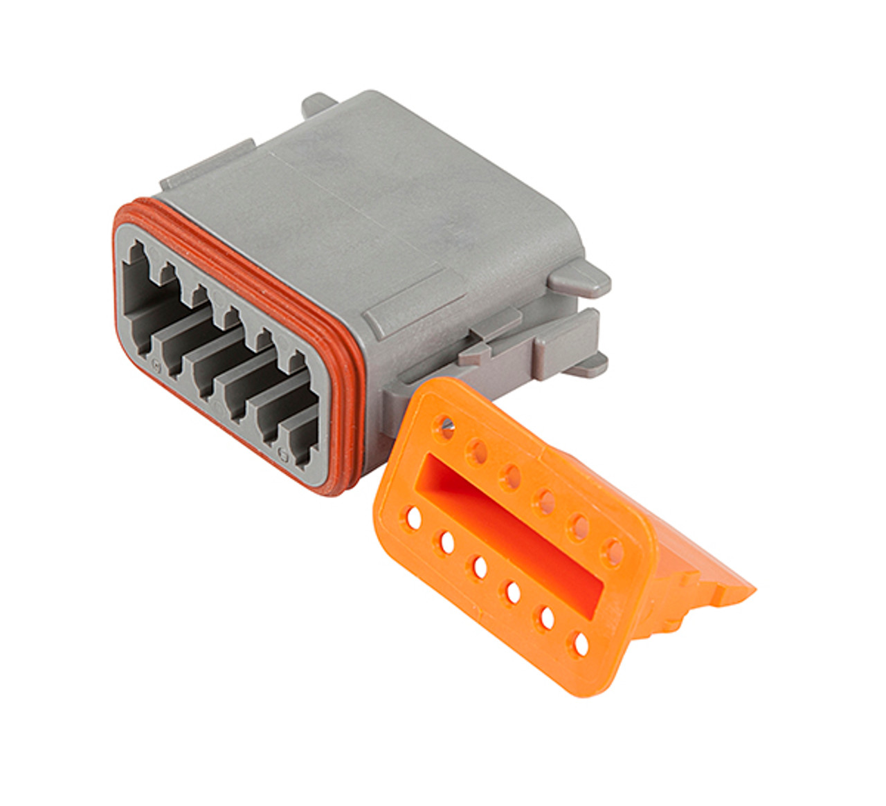 Deutsch - DT Series Housing & Wedgelocks 12-Way Male Plug @ 1 Pairs  84-2495