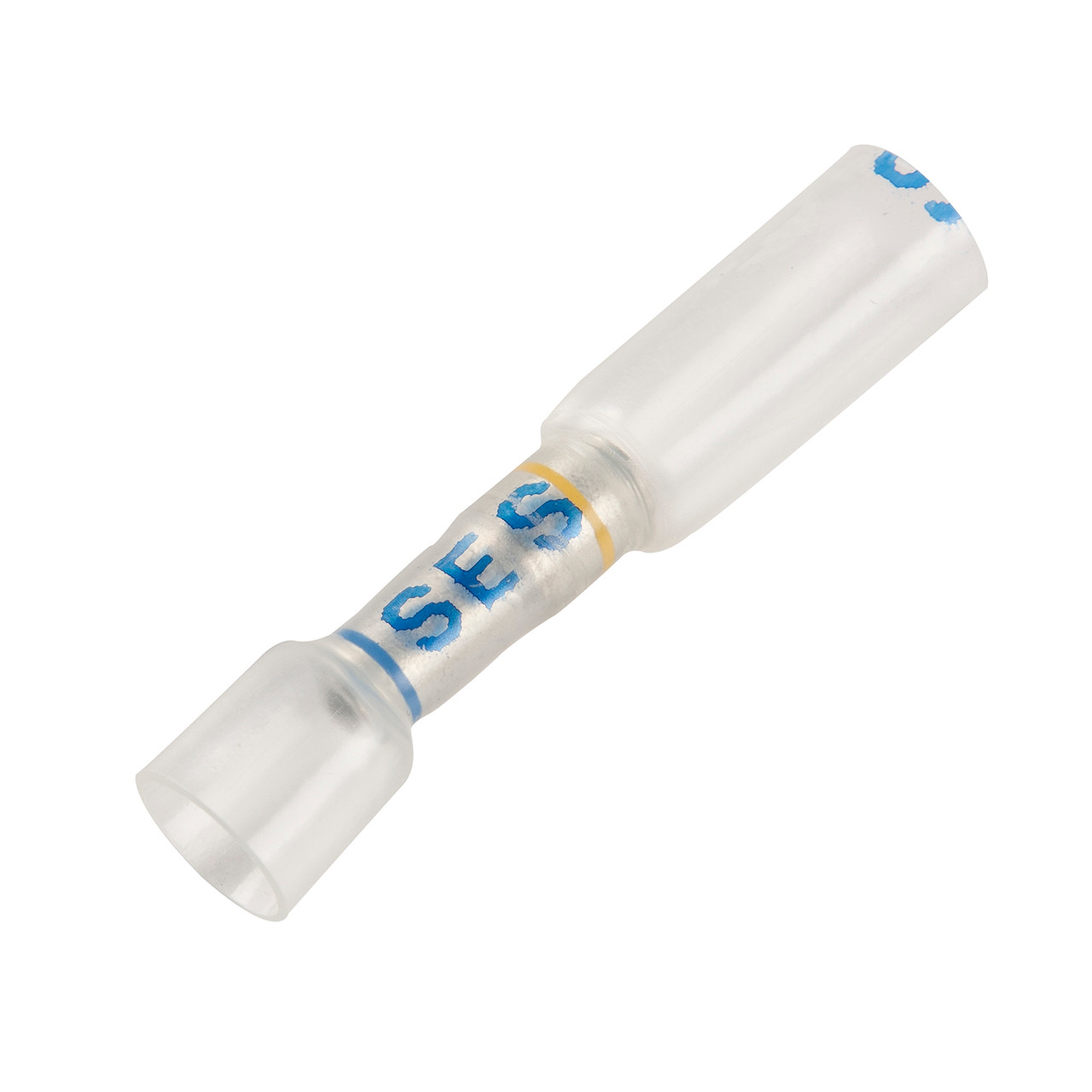 16 - 14 AWG Sealed Multiple Wire Heat Shrink Connectors In-Line @ 15 Pack - Blue/Yellow  84-2631