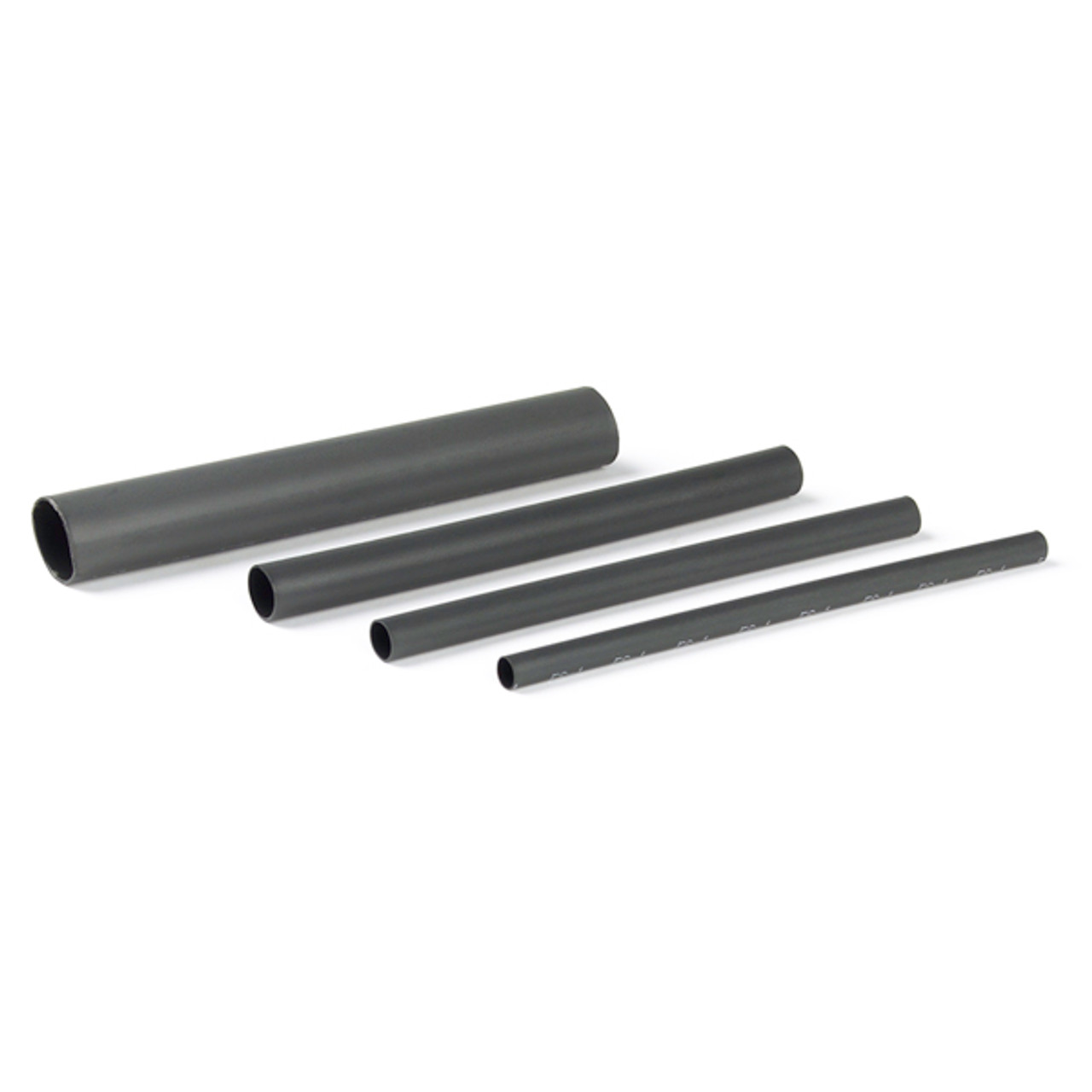 1" Dual Wall 3:1 Flexible Adhesive Lined Heat Shrink Tubing 6" @ 10 Pack - Black  84-4021-3