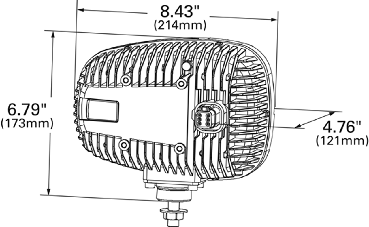 Heated LED Snow Plow Lamp Pair Pack  84661-4