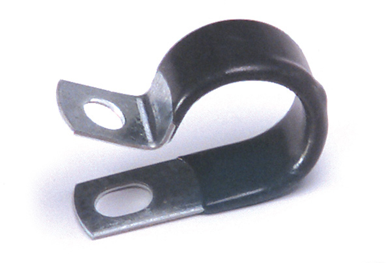 1" Vinyl Insulated Steel Clamps @ 10 Pack - Black  84-7020