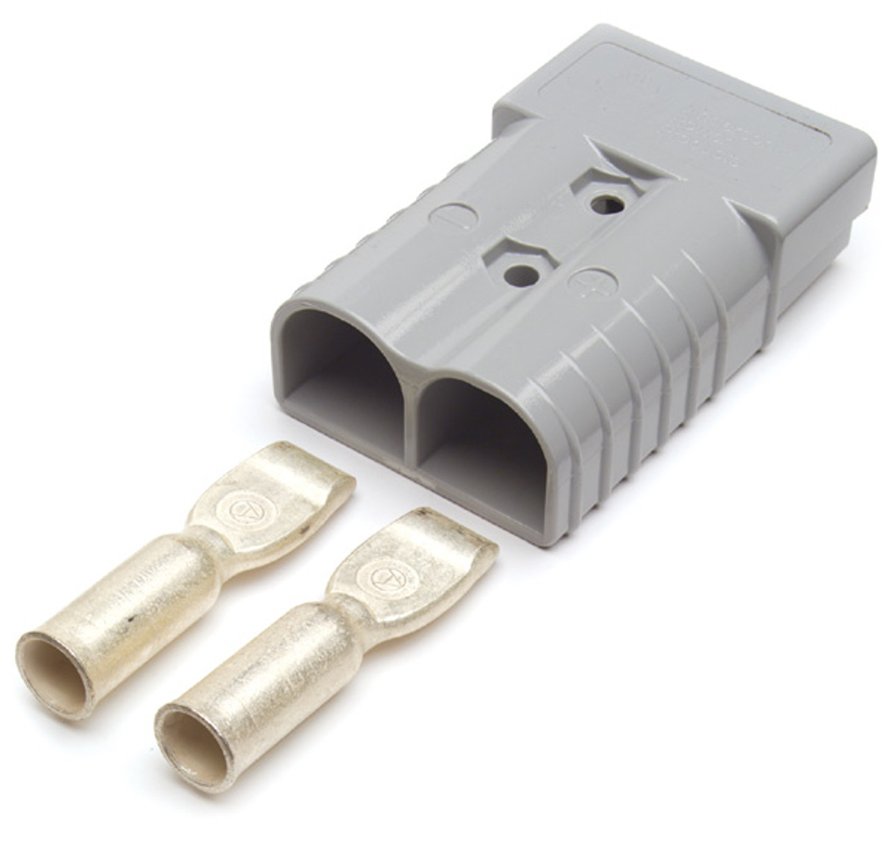 2/0 350A AWG Plug-In Style Battery Cable Connectors Plug-In End - Gray  84-9485