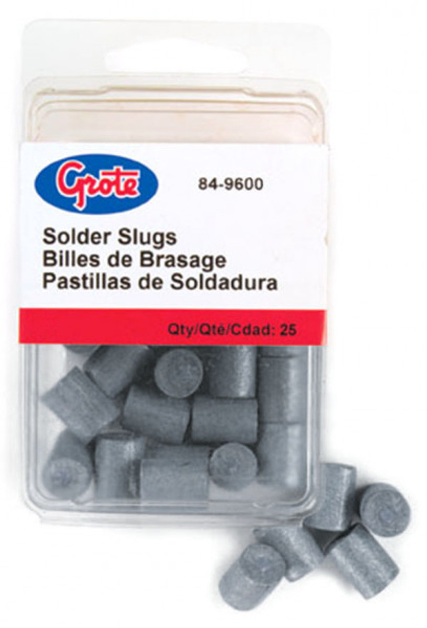 6 AWG Solder Slugs @ 25 Pack - Gray  84-9600