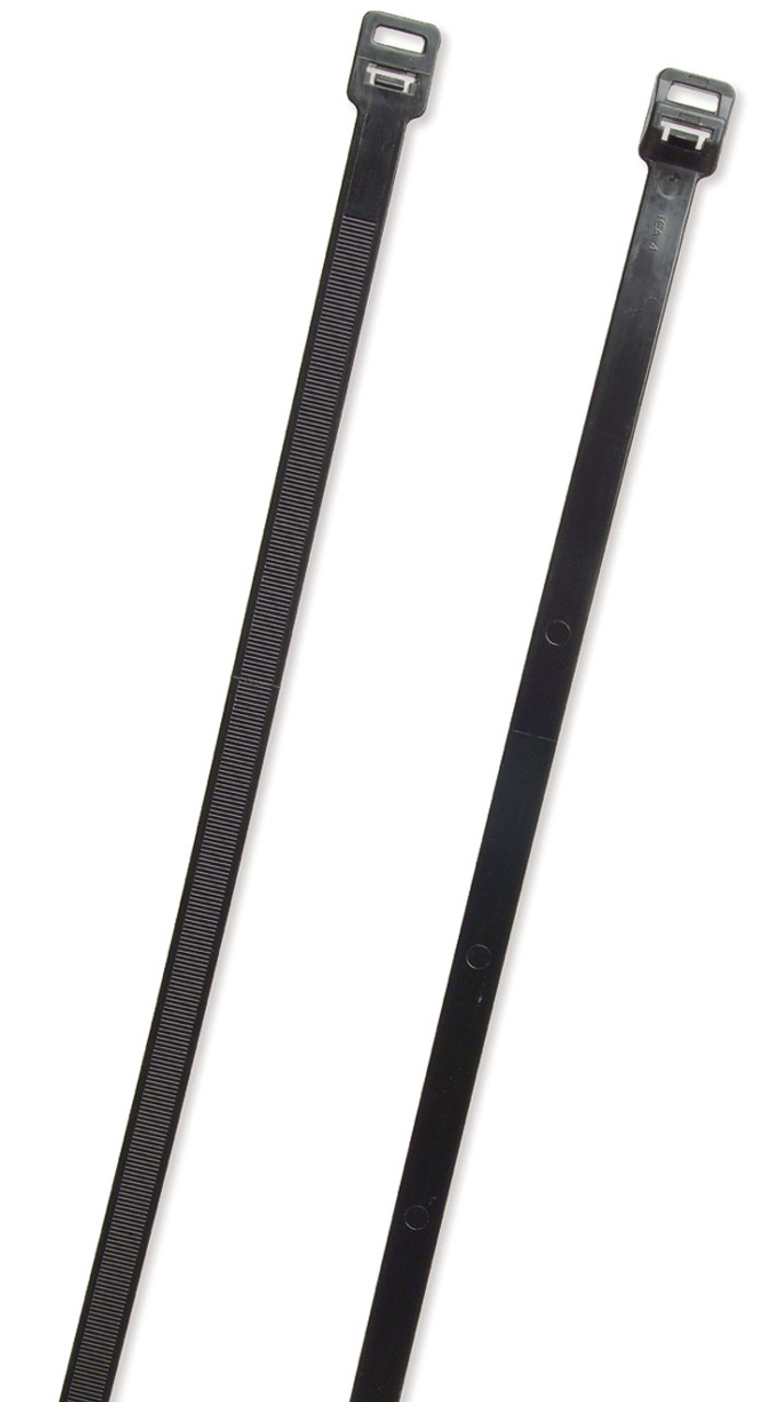 14.60" @ 25 Pack Black Releasable Nylon Cable Ties  85-6023