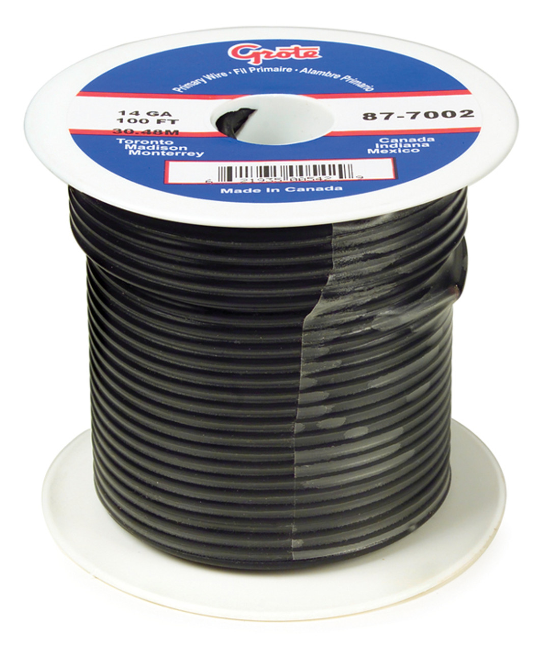 18 AWG General Purpose Thermo Plastic Wire @ 1000' - Black  88-9002